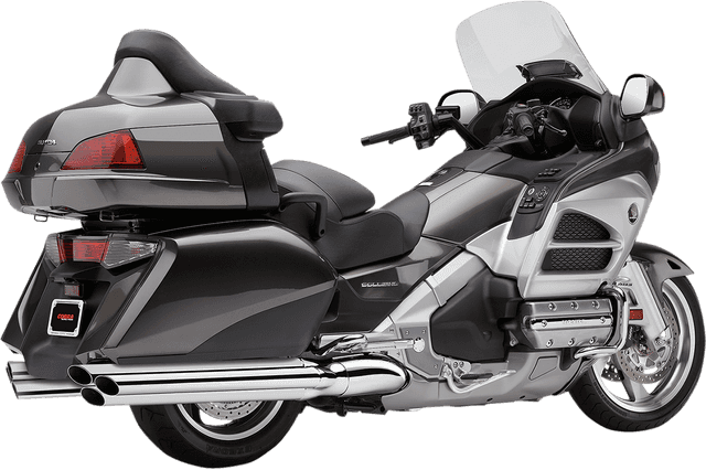 COBRA 1811-2575 6-into-6 Slip-On Mufflers - Chrome - GL1800/F6B — image 3 of 5