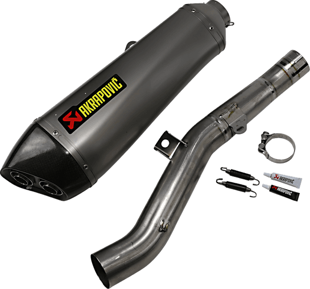 AKRAPOVIC 1811-2694 Muffler - Titanium — image 2 of 3