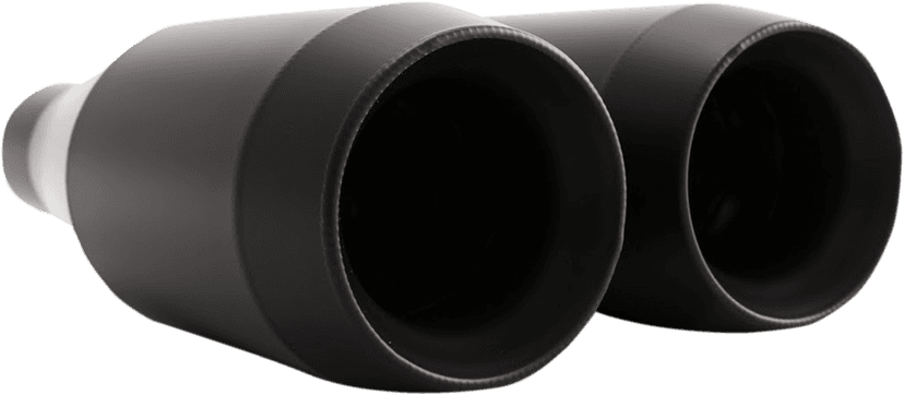 TRASK 1811-2901 Slip-On Mufflers - Black - Scout — image 2 of 3