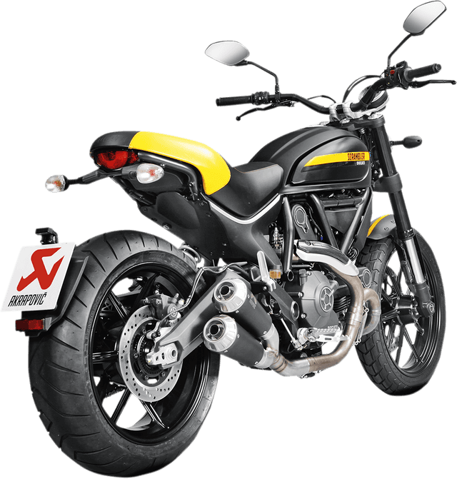 AKRAPOVIC 1811-2948 Ducati Scrambler Titanium Muffler — image 1 of 2