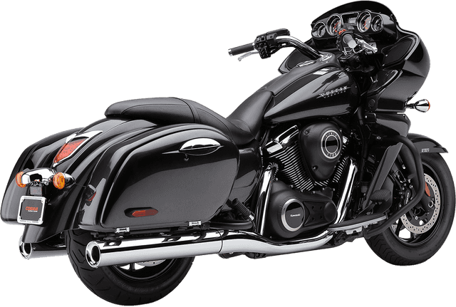 COBRA 1811-3058 4" Classic Slip-On Mufflers - Standard Tip - VN1700 — image 1 of 3