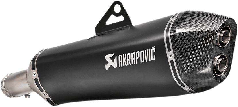 AKRAPOVIC 1811-3249 Muffler - Titanium - Black — image 2 of 2