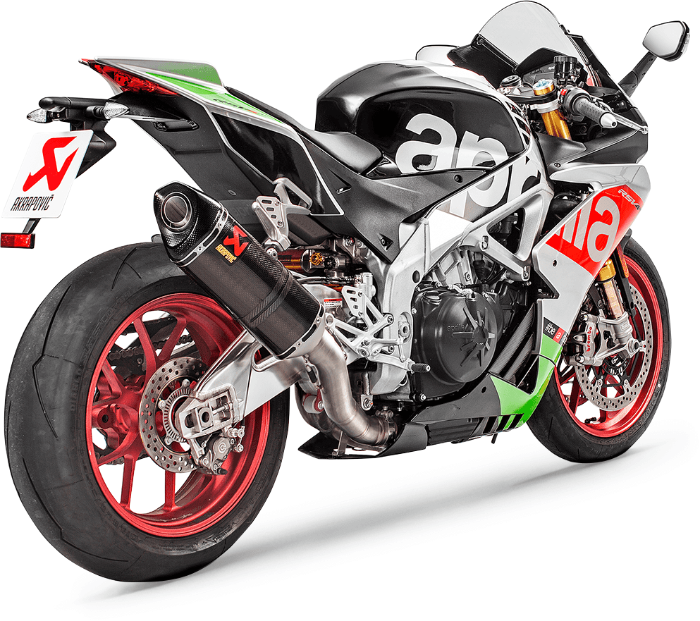 AKRAPOVIC 1811-3374 Muffler - Carbon Fiber - RSV4/Tuono
