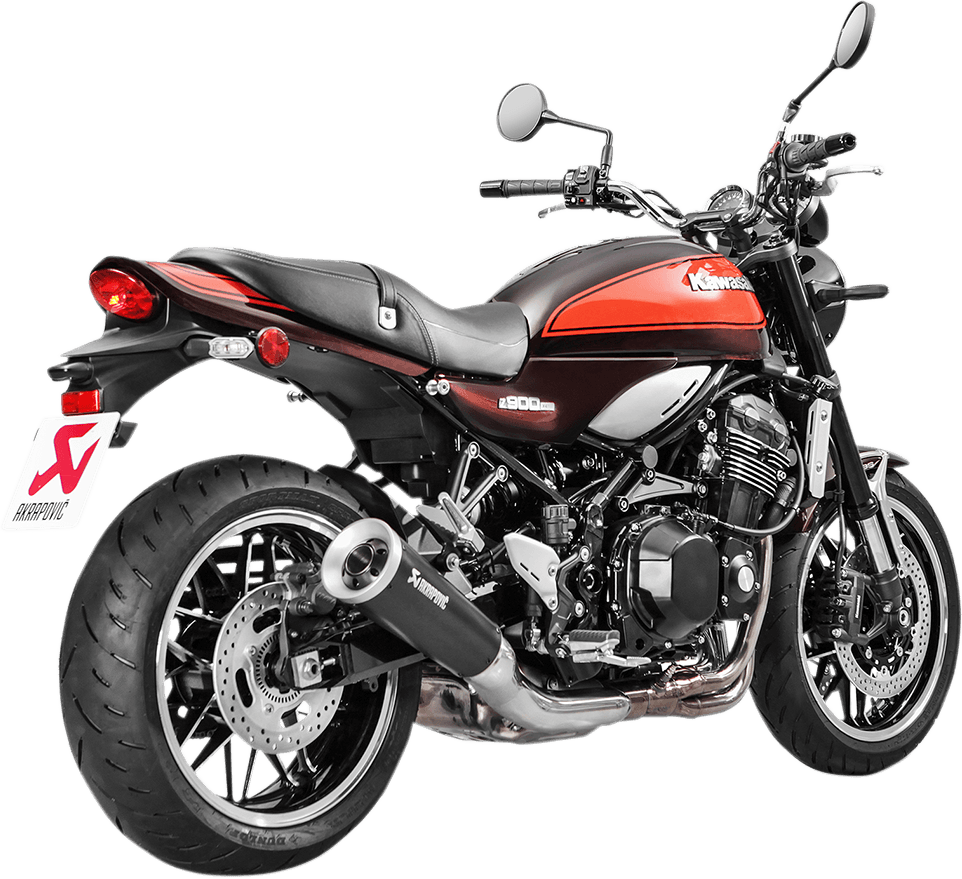 AKRAPOVIC 1811-3437 Muffler - Black - Titanium - Z900 RS/Cafe