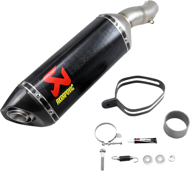 AKRAPOVIC 1811-3697 Slip-On Line Muffler - Carbon Fiber — image 2 of 2