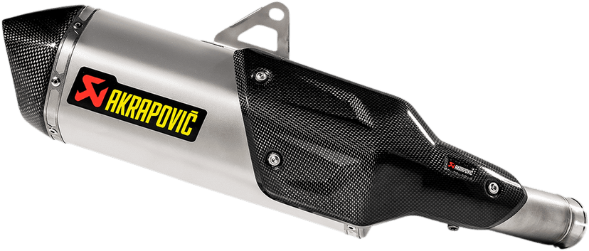 AKRAPOVIC 1811-3706 Muffler - Titanium — image 2 of 2