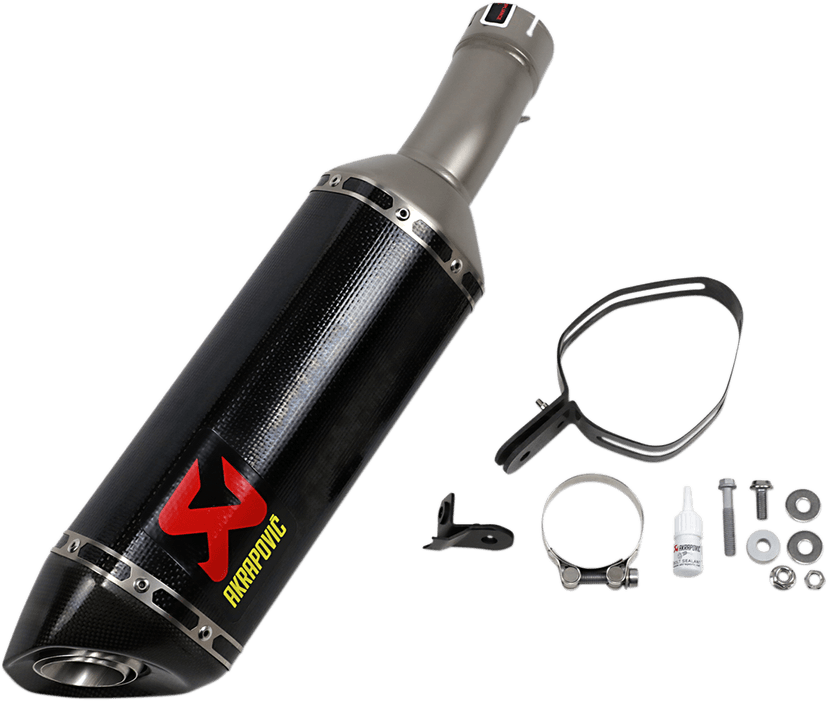 AKRAPOVIC 1811-3738 Slip-On Line Muffler - Carbon Fiber - S1000RR — image 6 of 6