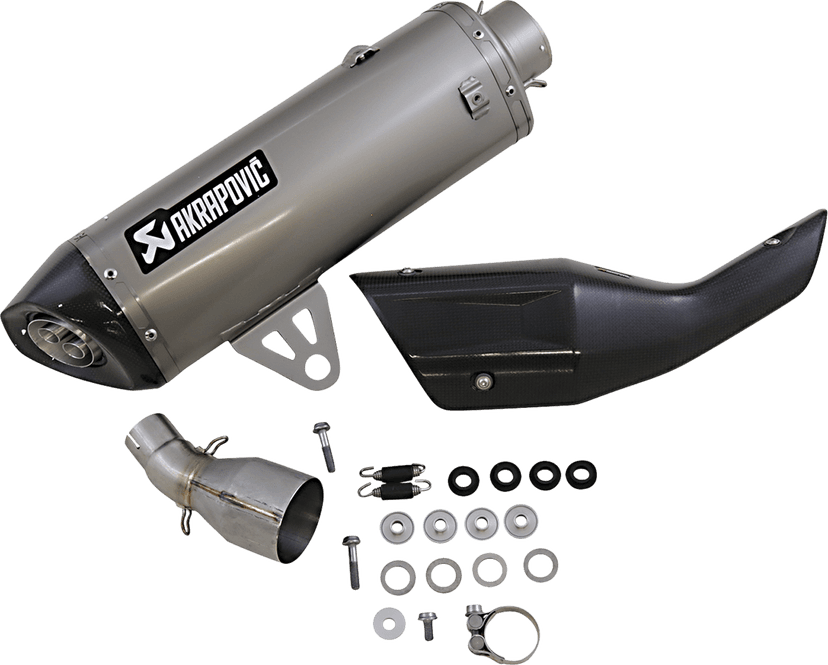 AKRAPOVIC 1811-3935 Muffler - Titanium — image 2 of 2