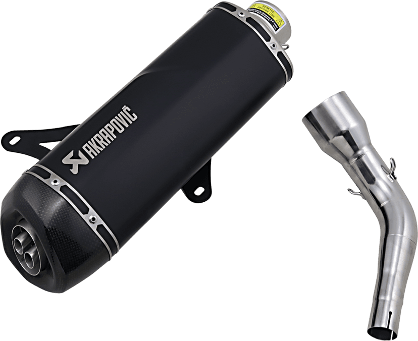 AKRAPOVIC 1811-3941 Muffler - Black - Stainless Steel - GTS/GTV — image 1 of 2