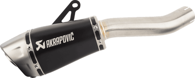 AKRAPOVIC 1811-4203 Slip-on Series Muffler - Titanium - Black — image 1 of 2