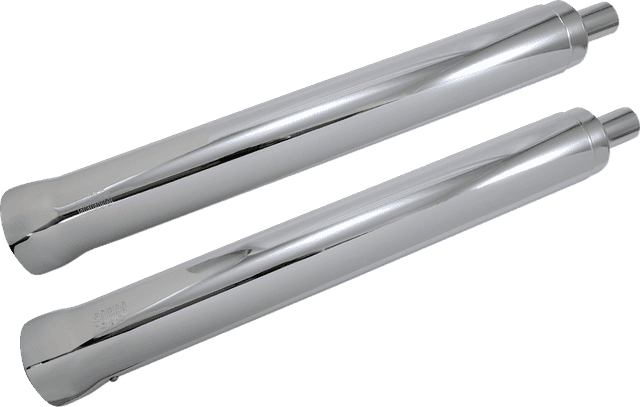 COBRA 1811-4225 Neighbor Hater Series Mufflers - Chrome - Roadmaster/Chief/Vintage