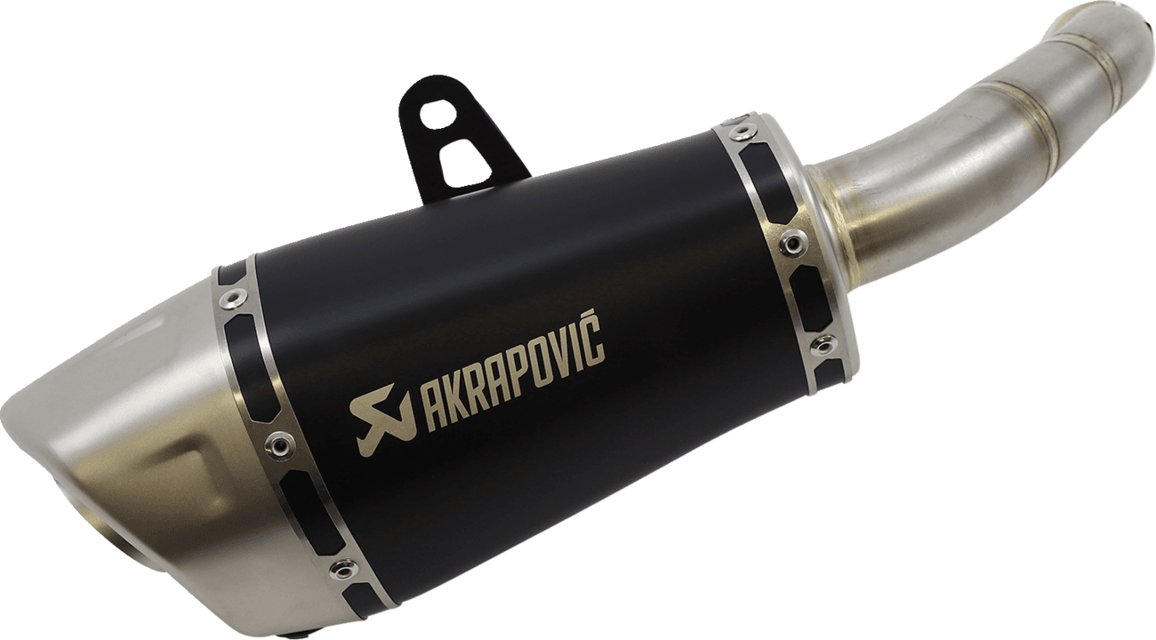 AKRAPOVIC 1811-4242 Slip-On Muffler - Titanium