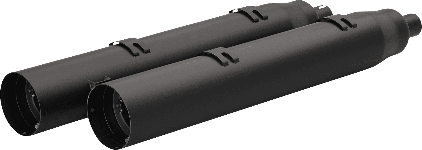 KHROME WERKS 1811-4321 4-1/2" War Hammer Mufflers - Black