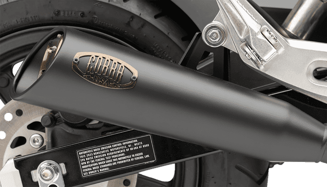 COBRA 1811-4512 Bronze Tip Slip-On Muffler - Grom — image 2 of 3