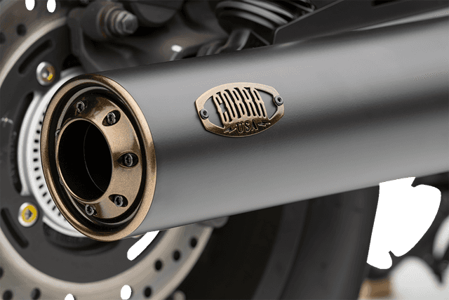 COBRA 1811-4515 Bronze Tip Slip-On Muffler - Rebel — image 3 of 3