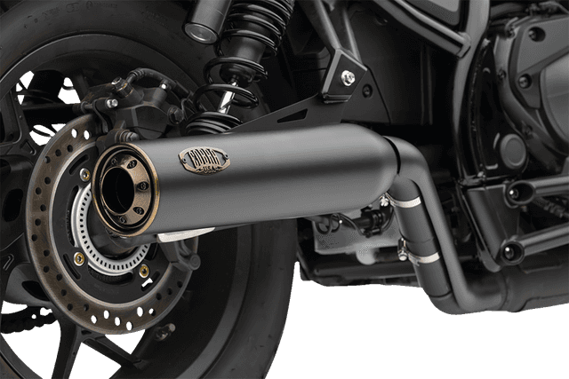 COBRA 1811-4515 Bronze Tip Slip-On Muffler - Rebel — image 2 of 3
