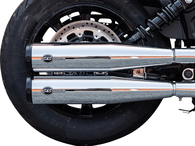 S&S CYCLE 1811-4517 Grand National Slip-On Mufflers - Chrome - 50-State — image 3 of 6