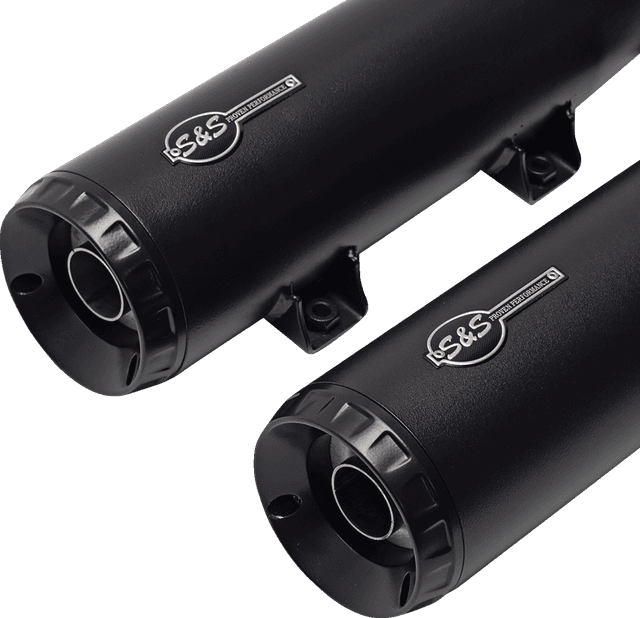 S&S CYCLE 1811-4519 Grand National Slip-On Mufflers - Black - 50-State — image 6 of 6
