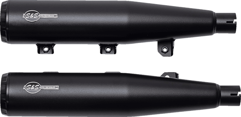 S&S CYCLE 1811-4519 Grand National Slip-On Mufflers - Black - 50-State — image 5 of 6