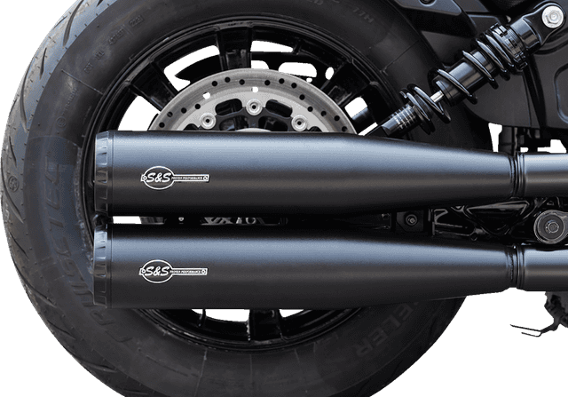 S&S CYCLE 1811-4519 Grand National Slip-On Mufflers - Black - 50-State — image 2 of 6