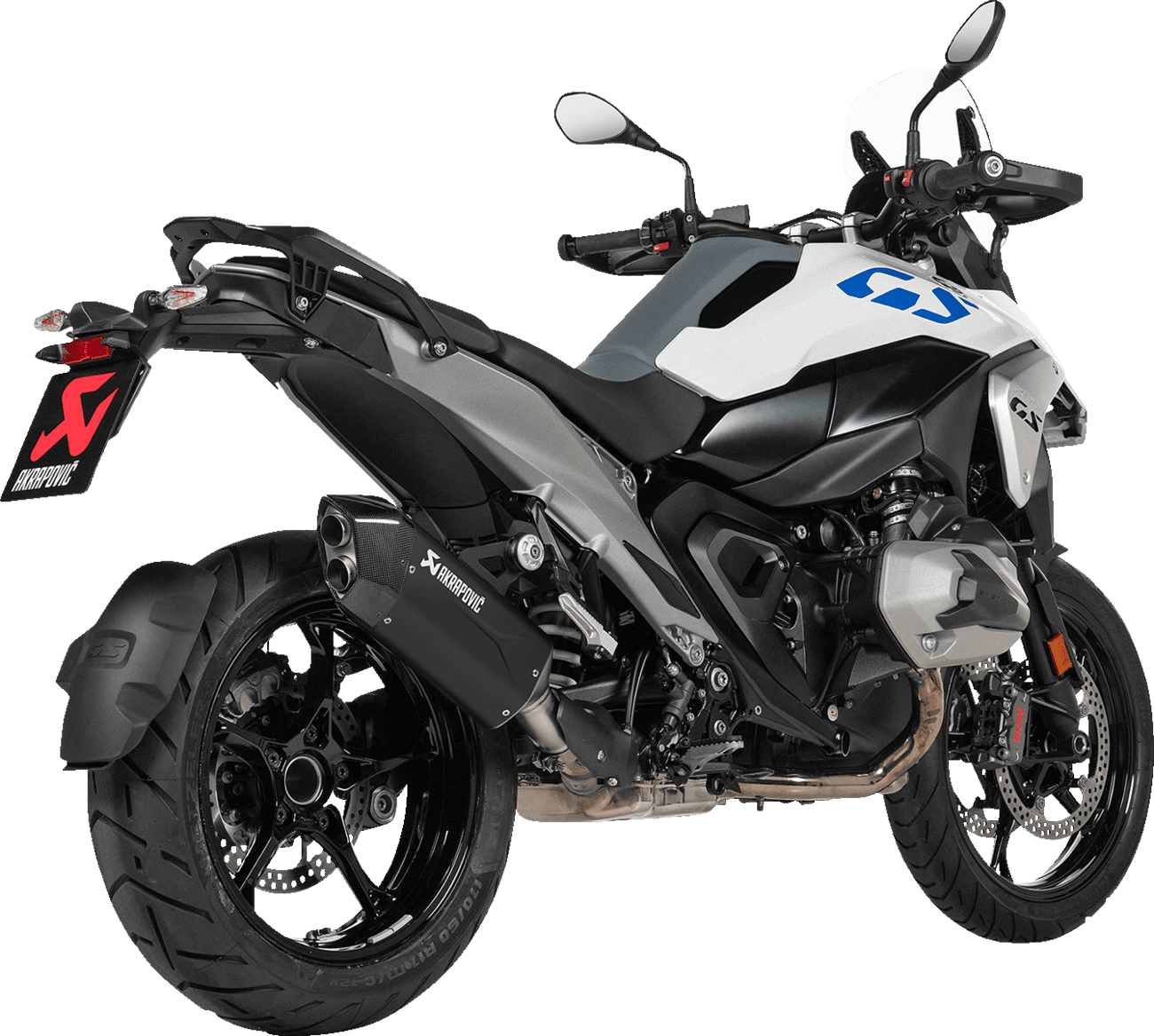 AKRAPOVIC 1811-4629 Slip-On Line Muffler - Titanium - Black - BMW R 1300 GS