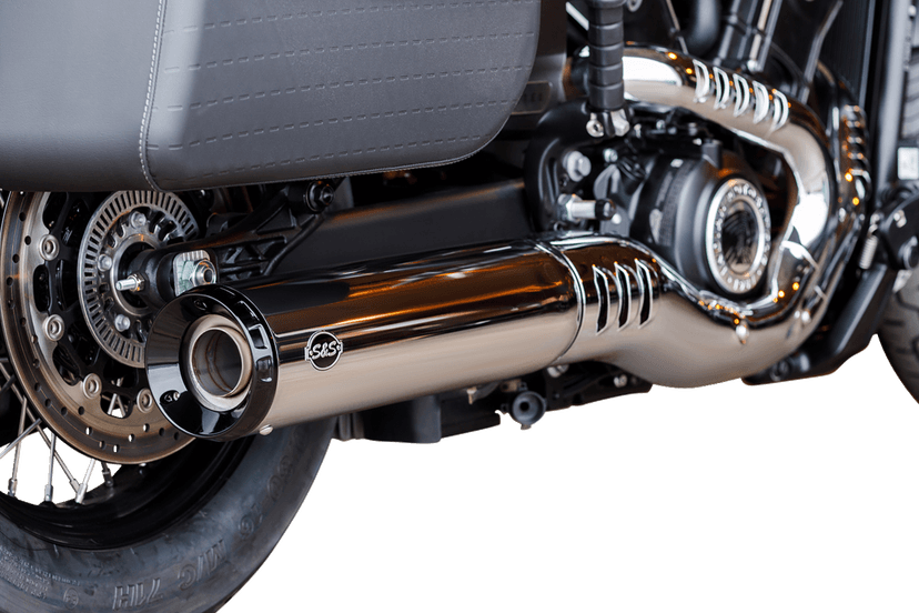 S&S CYCLE 1811-4678 Grand National Slip-On Mufflers - Chrome - 50-State — image 2 of 3