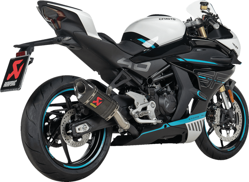 AKRAPOVIC 1811-4709 Slip-On Line Muffler - Carbon Fiber - CFMOTO 450SR/NK — image 6 of 7