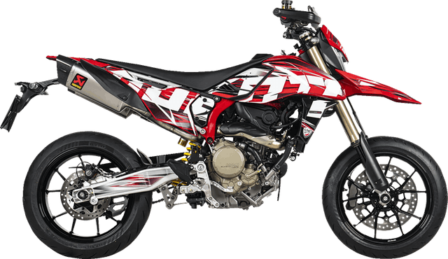 AKRAPOVIC 1811-4722 Slip-On Line Mufflers - Titanium - Hypermotard 698 — image 2 of 4