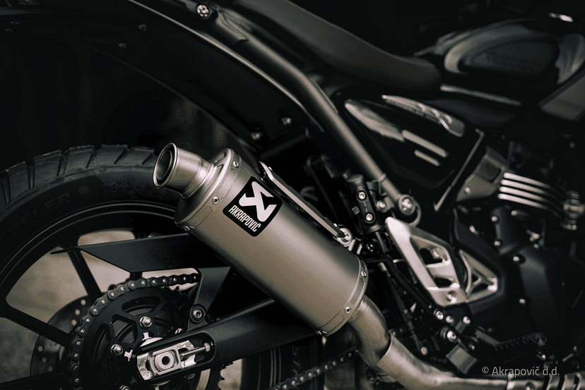 AKRAPOVIC 1811-4726 Slip-On Line Muffler - Titanium - Speed/Scrambler 400 — image 7 of 8