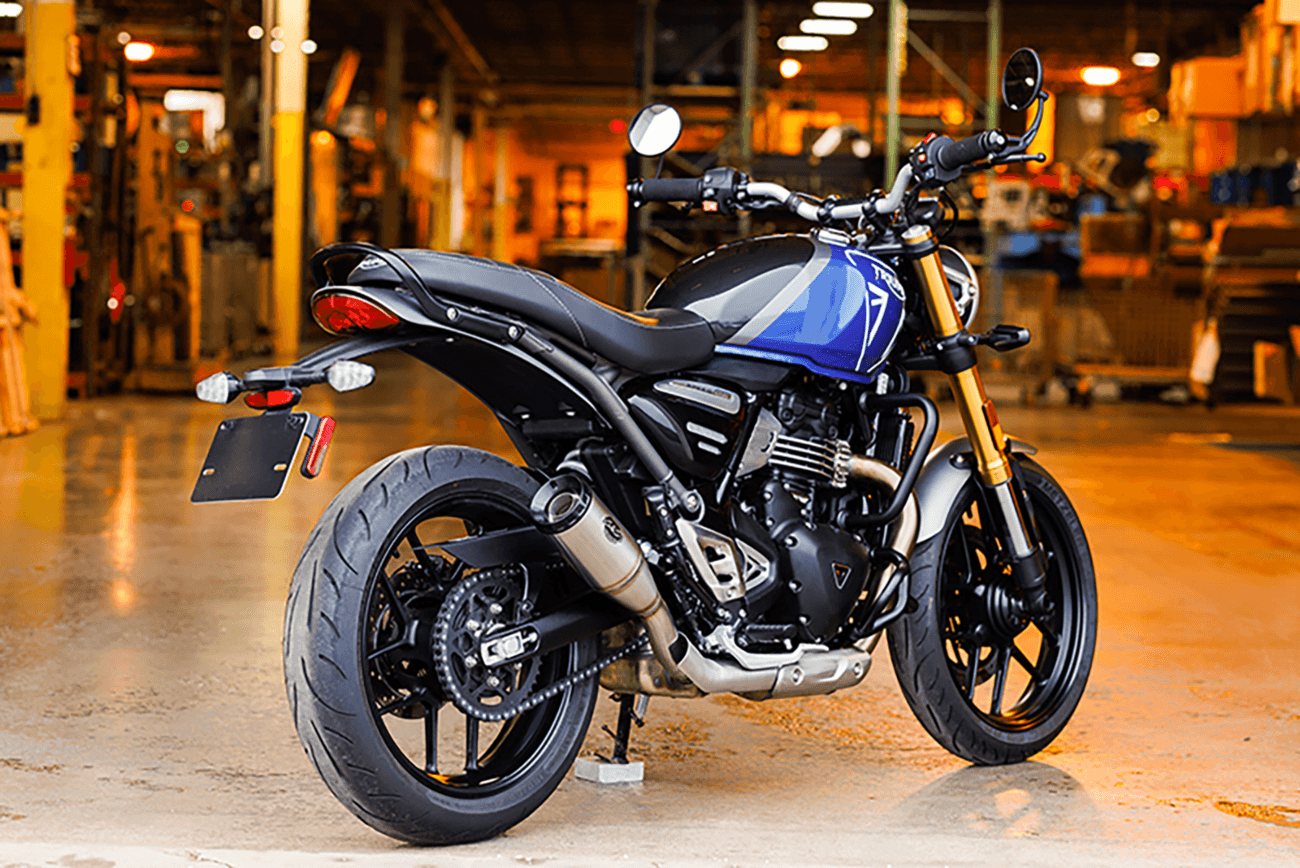 S&S CYCLE 1811-4786 Grand National Slip-On Muffler - Stainless Steel - Speed 400 & Scrambler 400