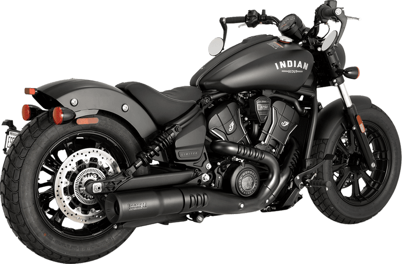 VANCE & HINES 1811-4810 Hi-Output Slip-On Muffler - Black - Indian Scout/Bobber — image 3 of 4