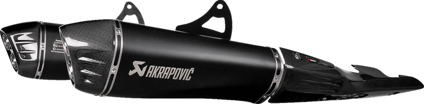 AKRAPOVIC 1811-4838 Slip-On Line Mufflers - Titanium Black - Suzuki GSX-1300R Hayabusa — image 4 of 4