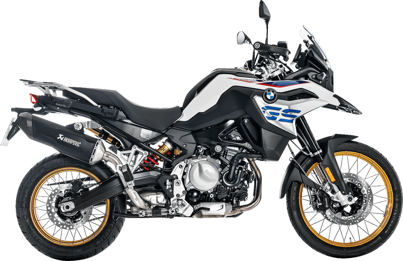 AKRAPOVIC 1811-4887 Slip-On Line Muffler - Titanium Black - BMW F850GS