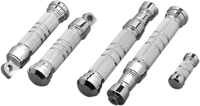 ACCUTRONIX 1811-8504 Elite Shift Peg - Knurled - Chrome — image 2 of 2