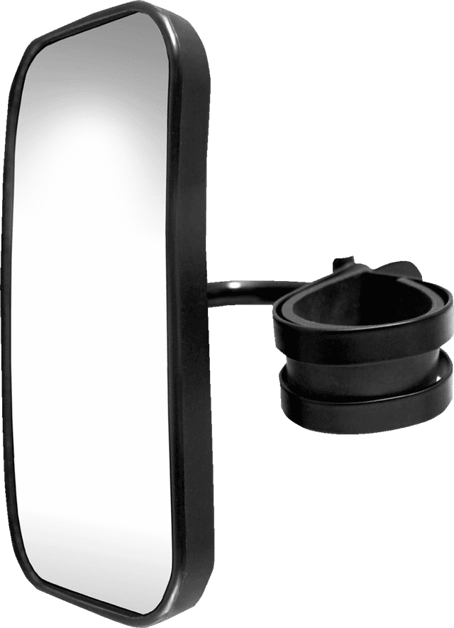 PARTS UNLIMITED 1812-0491 Mirror - Side View - Rectangle - Black — image 1 of 2