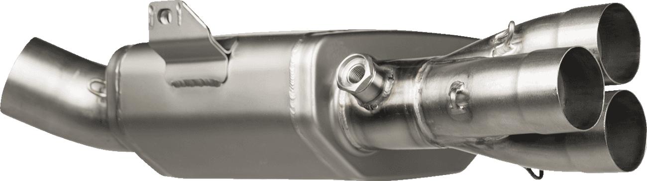 AKRAPOVIC 1812-0602 Track Day Link Pipe - Stainless Steel - Yamaha R9