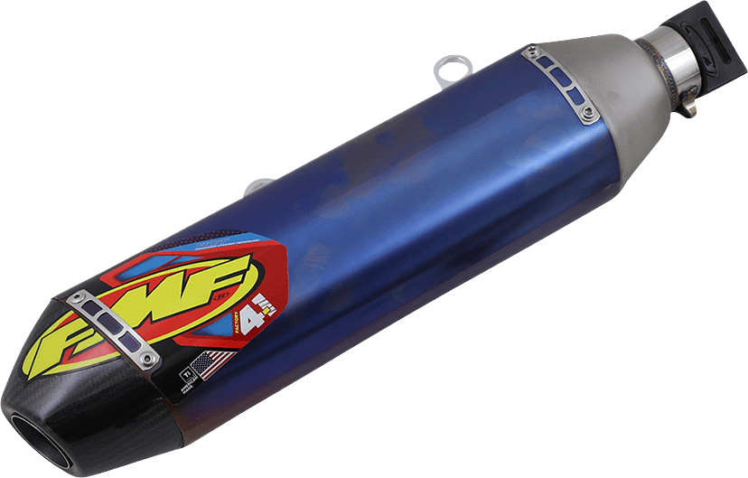 FMF 1820-1956 4.1 RCT Exhaust with MegaBomb - Anodized Titanium