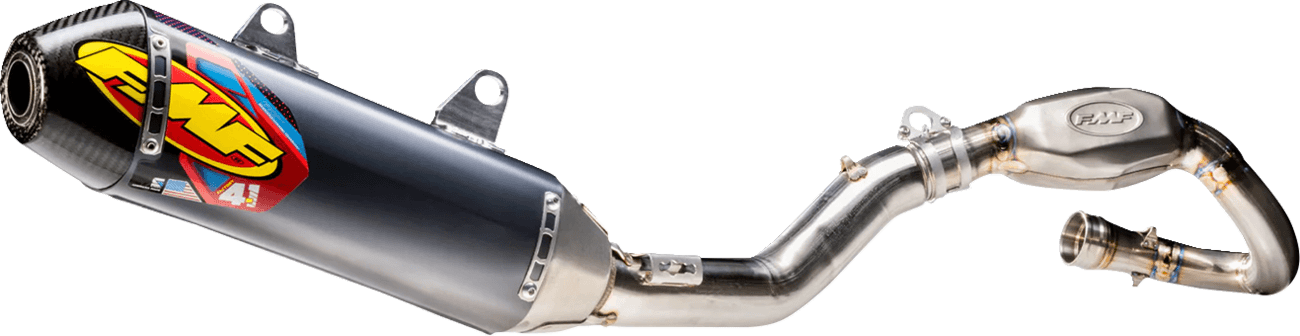FMF 1820-2045 Factory 4.1 RCT Exhaust System - Stainless Steel - Carbon End Cap