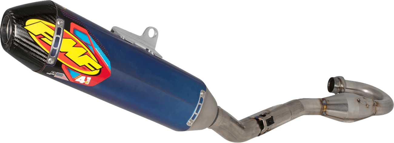 FMF 1820-2101 Factory 4.1 RCT Exhaust System - Anodized - Carbon End Cap - Megabomb - Honda CRF250R/RX