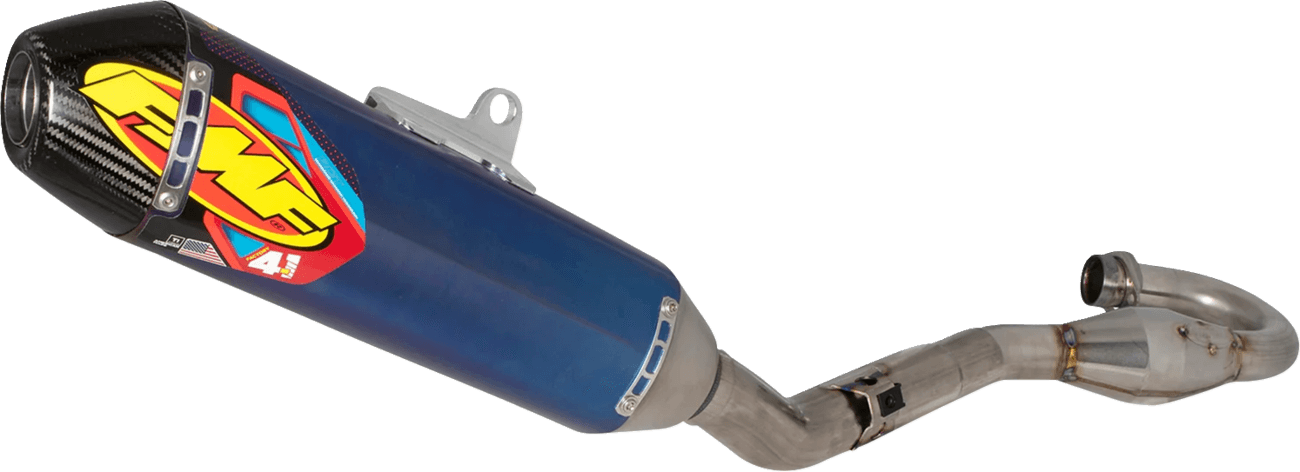 FMF 1820-2101 Factory 4.1 RCT Exhaust System - Anodized - Carbon End Cap - Megabomb - Honda CRF250R/RX