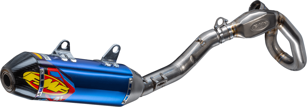 FMF 18202185 Factory 4.1 RCT Exhaust System - Titanium - Desmo 450 - with MegaBomb Header
