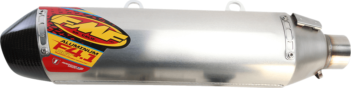 FMF 1821-1719 Factory 4.1 RCT Slip-On Muffler - Stainless Steel/Aluminum with Carbon Fiber End Cap - FC