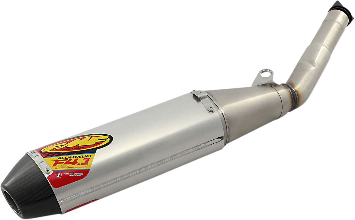 FMF 1821-1883 Factory 4.1 RCT Slip-On Muffler - Stainless Steel/Aluminum with Carbon Fiber End Cap - YZF/FX/WR