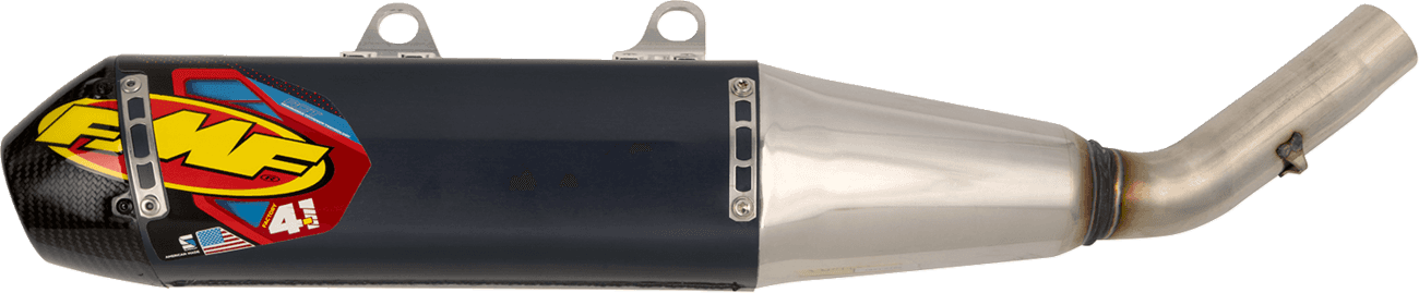 FMF 1821-2159 Factory 4.1 RCT Slip-On Muffler with Carbon Cap - Aluminum - TF 250-X