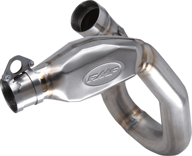 FMF 18220663 MegaBomb Head Pipe - Titanium - Desmo 450