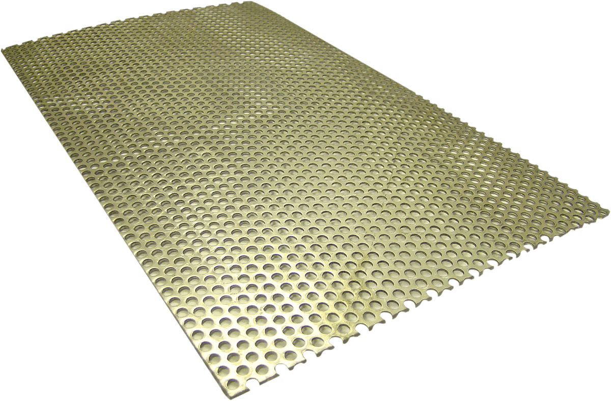 LA CHOPPERS 1860-0245 Universal Exhaust Baffle Perforated Sheet - Stainless - 6" x 10"