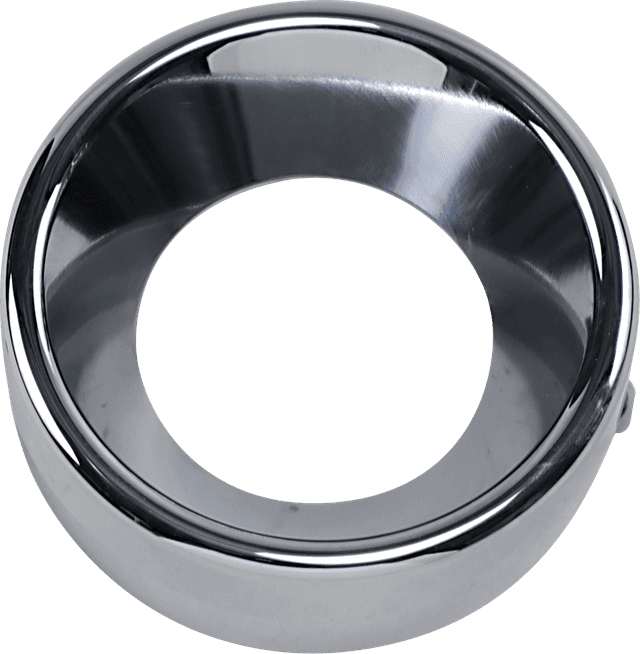 COBRA 1860-0525 Exhaust Tip - Straight - Chrome - 4" — image 1 of 2