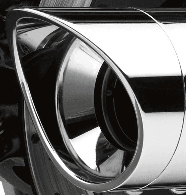 COBRA 1860-0526 Exhaust Tip - Scalloped - Chrome - 4" — image 2 of 2