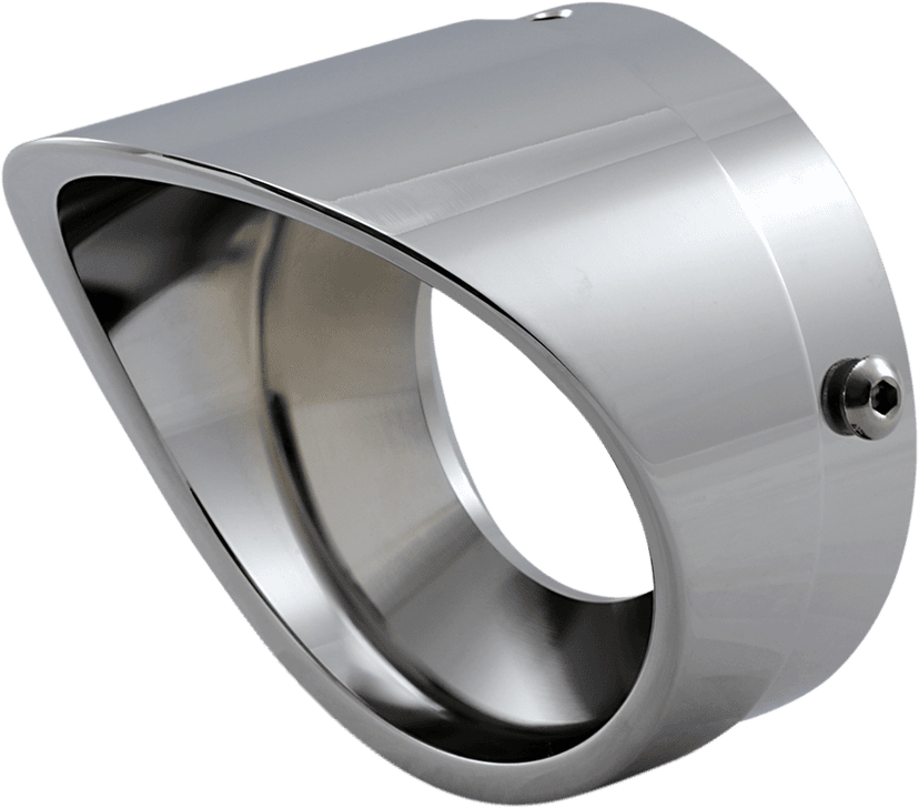 COBRA 1860-0526 4" Billet Exhaust Tip - Scalloped — image 1 of 2