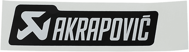 AKRAPOVIC 1860-1006 Replacement Sticker